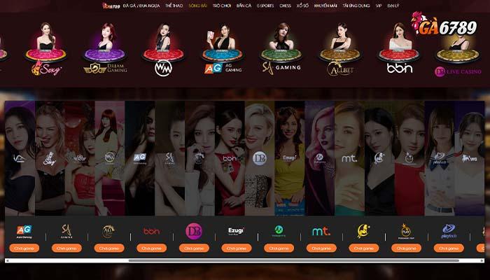 Casino GA6789 hợp tác với nhiều nhà cung cấp uy tín Casino GA6789 hợp tác với nhiều nhà cung cấp uy tín