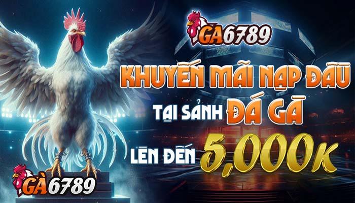 Nạp Đầu Đá Gà GA6789 tặng thưởng lên tới 5.000.000 VND Nạp Đầu Đá Gà GA6789 tặng thưởng lên tới 5.000.000 VND